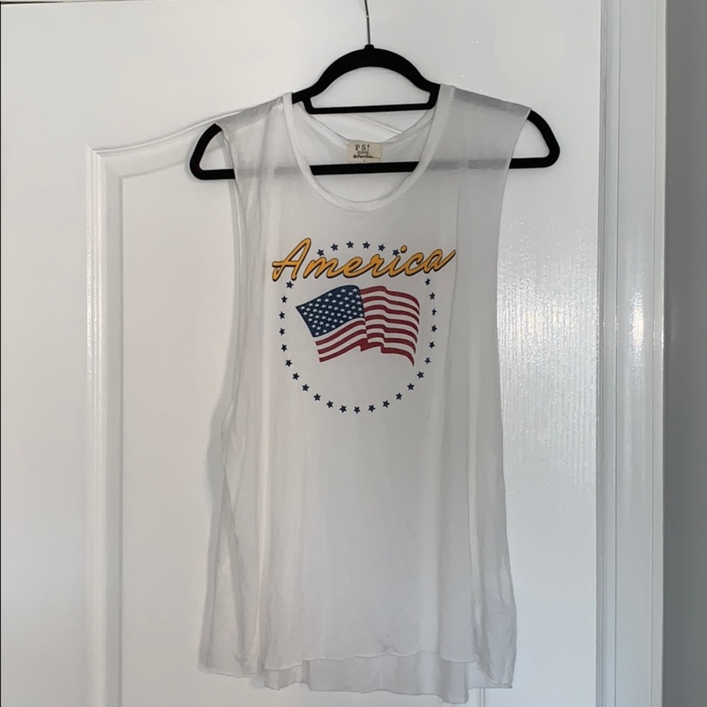 project social T America tank top